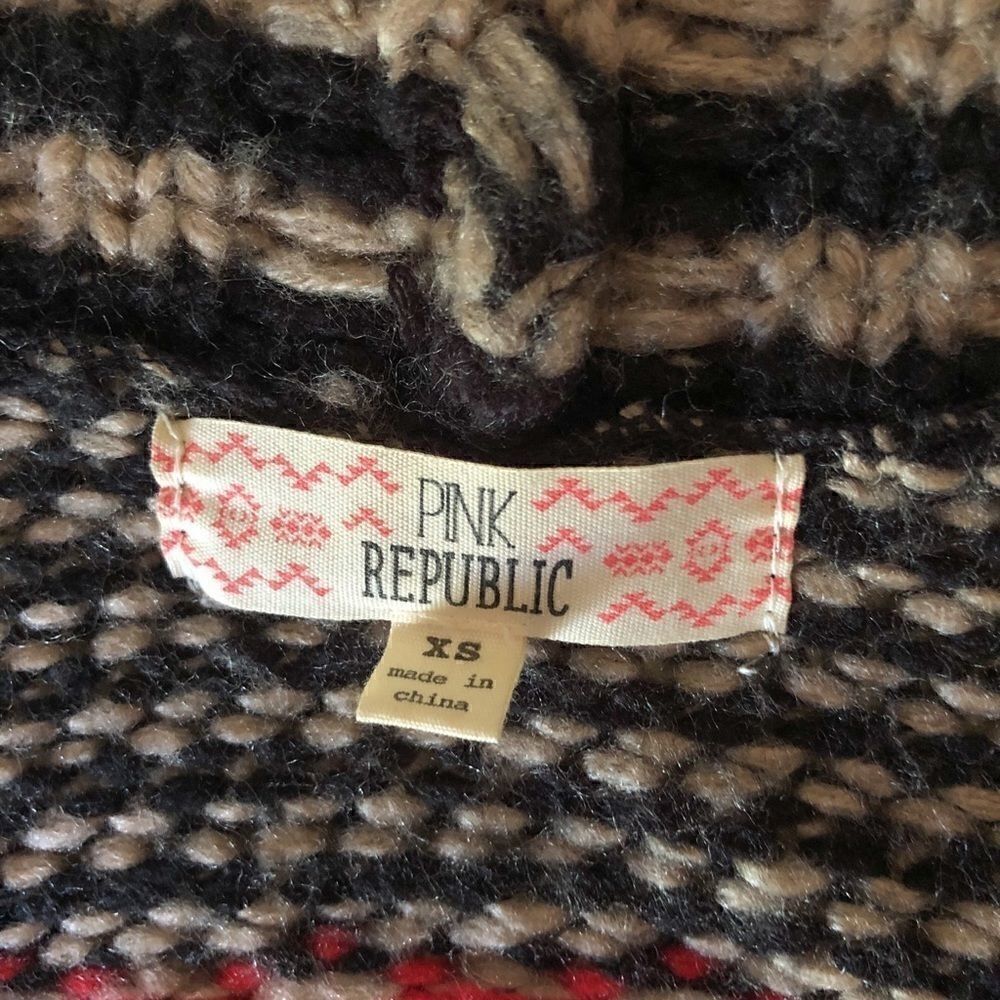 Pink Republic Aztec Cardigan XS - Picture 4 of 7